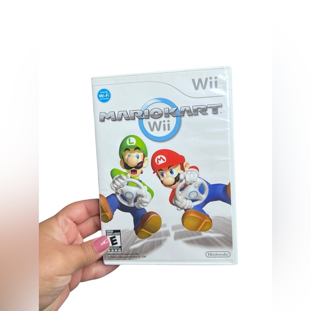 Mario Kart Nintendo Wii Video Game CIB Complete UNTESTED Car Racing Luigi - Picture 1 of 9